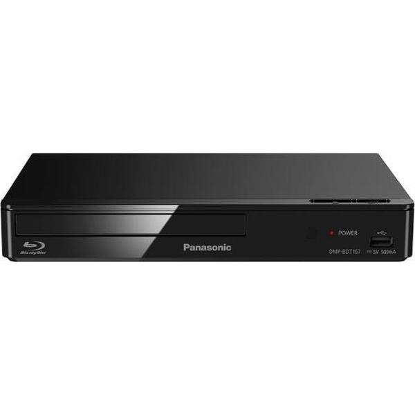 Panasonic DMP-BDT167EF DVD/Blu-ray-speler Blu-Ray speler 3D Zwart