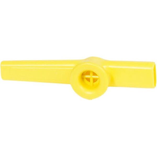 Goki Kazoo fluit: geel 12 cm