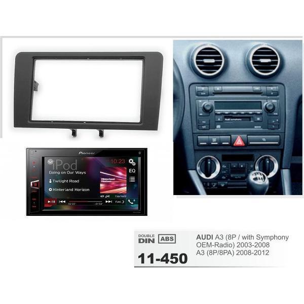 radio pioneer met frame a3 8P 2din