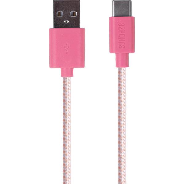 Sundaze - Laadkabel Type-C - 2.0 meter - Roze