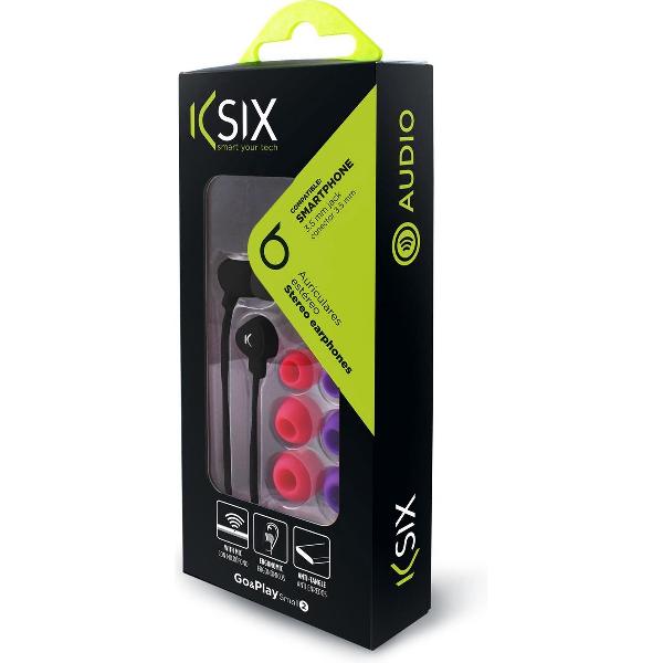 Ksix Go & Play Small 2 Headset In-ear Zwart