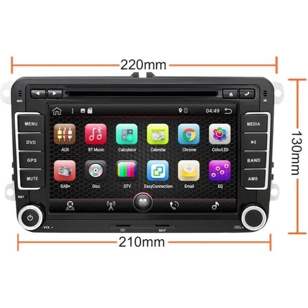 volkswagen android 7.1 look 2 gb 16gb