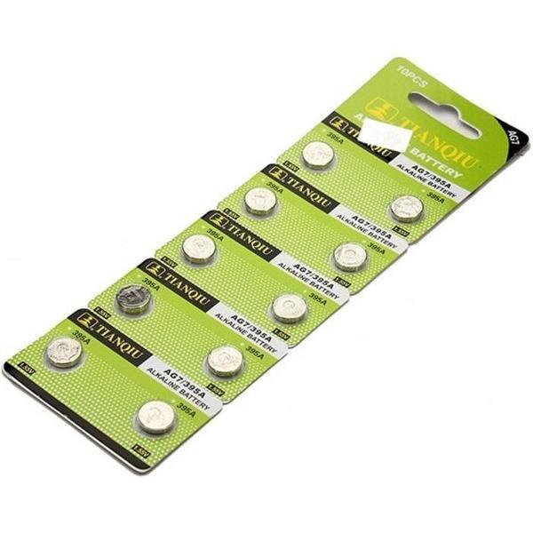 TIANQIU Knoopcel Batterij AG7 / LR57 (10 stuks)