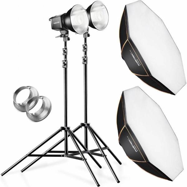 walimex pro Daylight 250 Set+ Octa Softbox + Statieven