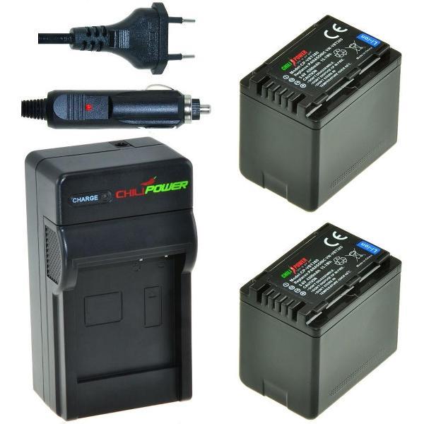 ChiliPower VW-VBT380 Panasonic Kit - Camera Batterij Set