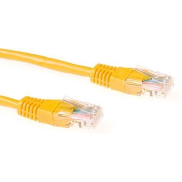 Ewent IM5851 1.5m Cat5e U/UTP (UTP) Geel netwerkkabel