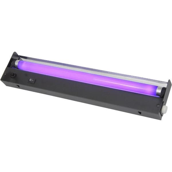 Complete Blacklight UV TL verlichtingsbalk met starter en TL buis met een lengte van 45cm
