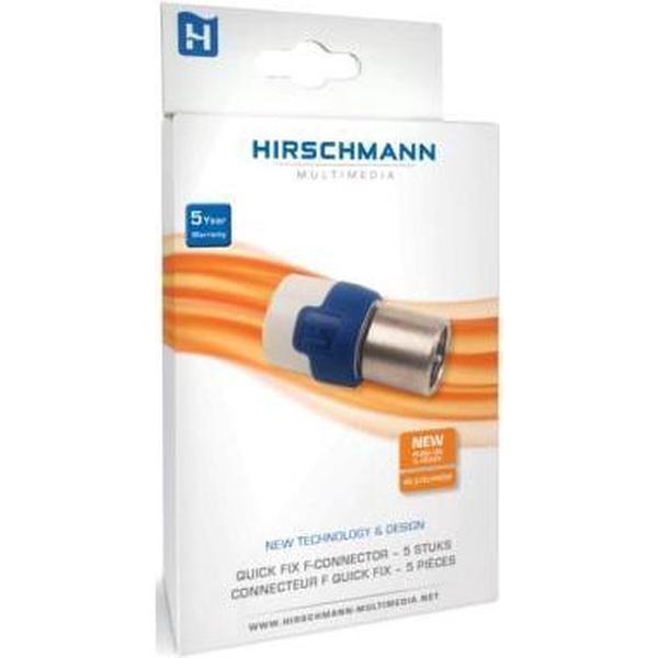 Hirschmann Coax kabel aansluitset voor Satelliet Fconnector/Fconnector - 10 m
