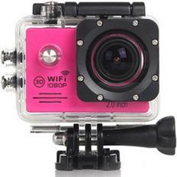 Action camera met Wifi - roze