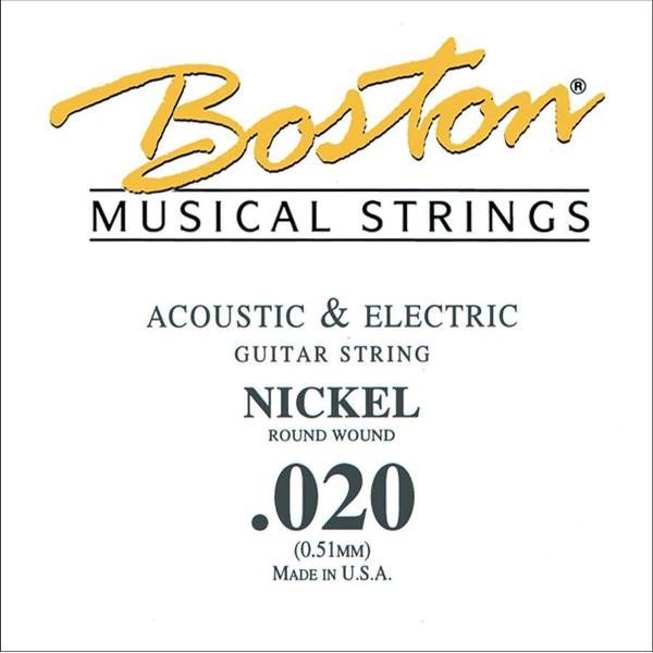 Snaar elektrische/akoestische gitaar Boston BEN-020 Nickel roundwound .020