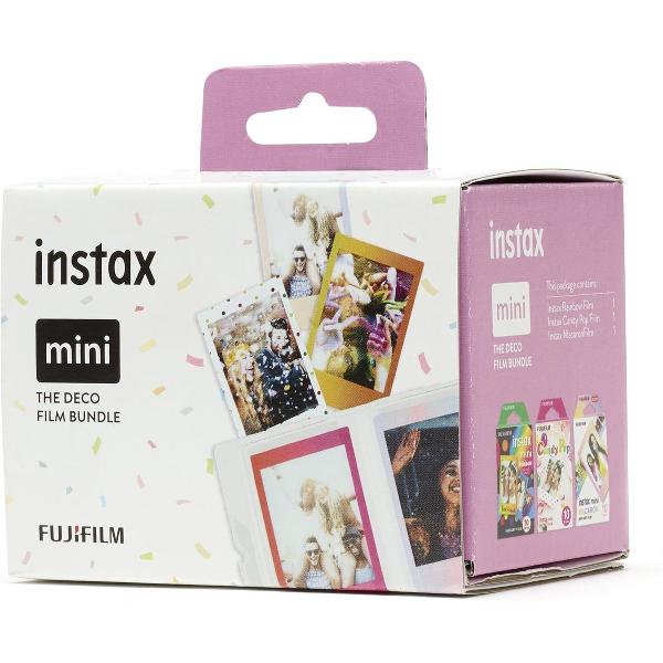 Fujifilm Instax Mini Deco Film Bundel - 3 x 10 stuks