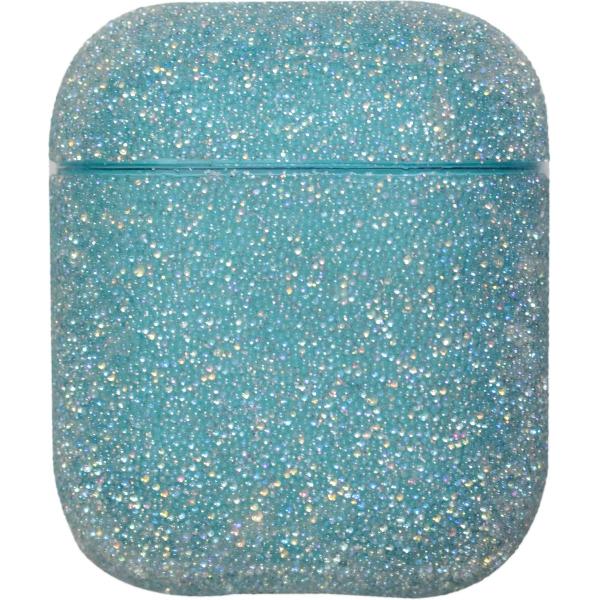 Airpods Hoesje – Glitter Hard Case – Blauw