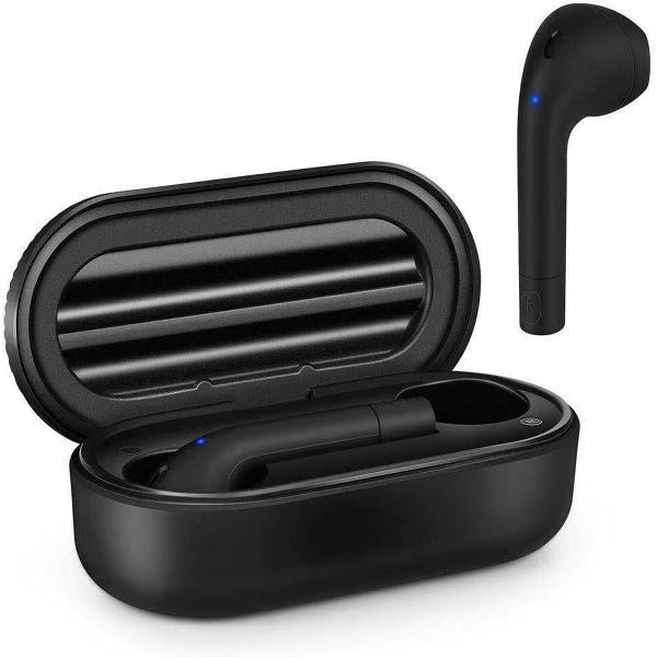 DrPhone Hi-XC - Draadloze Oordopjes - Ergonomisch met HiFi Stereo Geluid - Bluetooth 5.0 - Bellen - Spat Waterdicht - Zwart