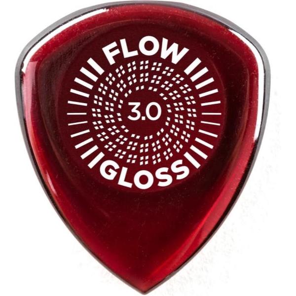 Dunlop Flow Gloss plectrum 3.00 mm 2-pack
