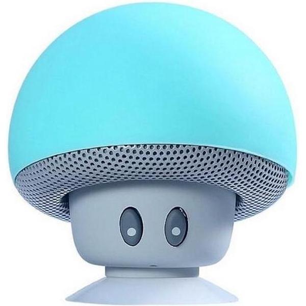 Liquno iCanto Mini Mushroom Bluetooth Speaker - Licht Blauw Turquoise