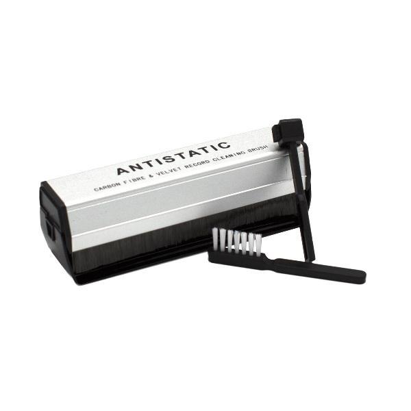 2 in 1 Premium Platenborstel Set - LP borstel - LP reinigingsset - Platenreiniger - LP schoonmaakset - Vinyl borstel - LP reiniger - 2 in 1 - Naaldborstel - Antistatisch - Vinyl brush