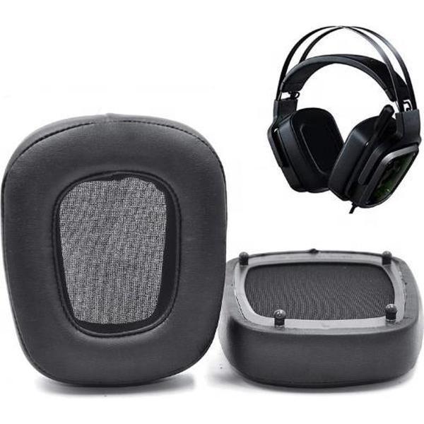 Luxe Lederen Oorkussen Set Voor Razer Tiamat 7.1/2.2 V2 - Vervangende Koptelefoon Earpads - Oor Kussens - Ear Pads - Oorkussens Met Noise Cancelling Memory Foam Binnenlaag - Zwart