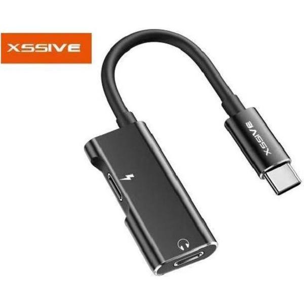 Xssive 2in1 Adapter Splitter voor Apple iPhone 7/8/X/11/12 voor muziek en opladen XSS-2in1CC