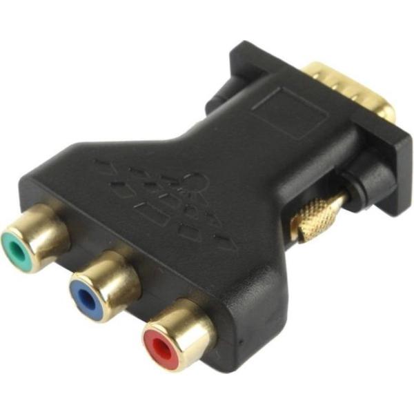 Garpex® VGA Male naar RCA Female Adapter - VGA to 3 RCA Connector