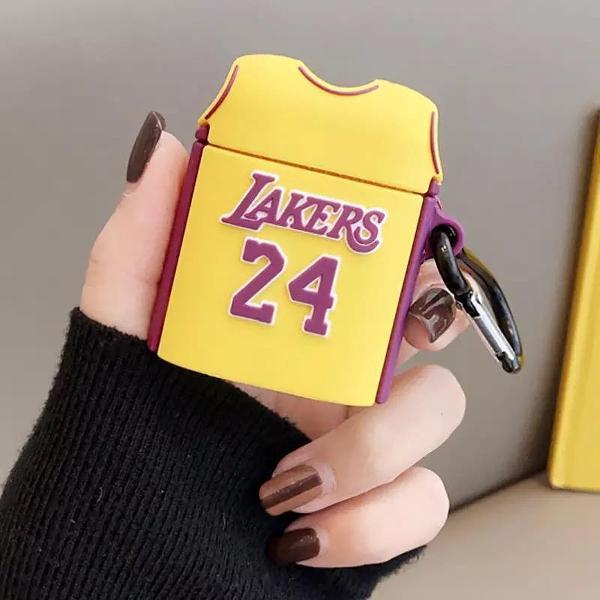 Lakers Basketball AirPods 1/2 Hoesje / Case Geel