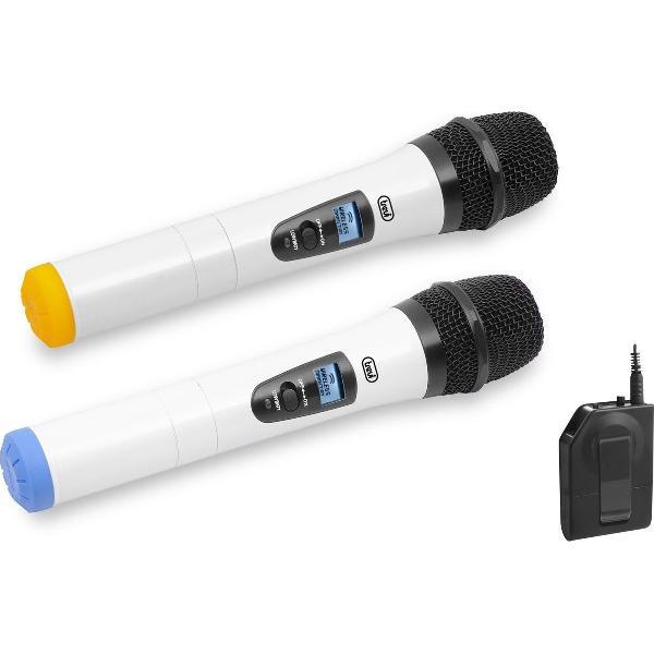Trevi EM420R - Dubbele draadloze microfoon, 6.3mm ontvanger