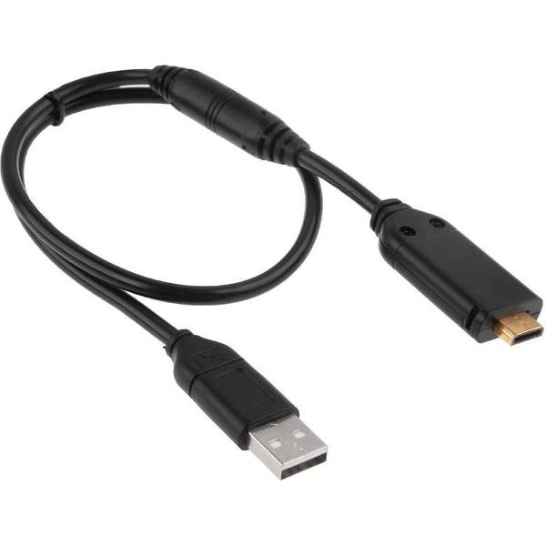 Vergulde digitale camerakabel voor Samsung C4 NV100 / NV100HD / NV106HD / NV24HD