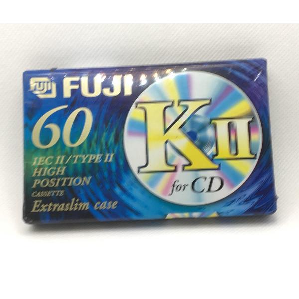 FUJI KII 60 high position Cassettebandje - Uiterst geschikt voor alle opnamedoeleinden / Sealed Blanco Cassettebandje / Cassettedeck / Walkman.