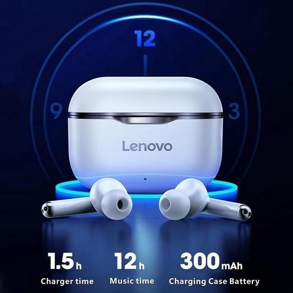 Lenovo LivePods LP1 | Bluetooth Oordopjes | Earbuds | Zwart | Zwarte Lenovo Oortjes