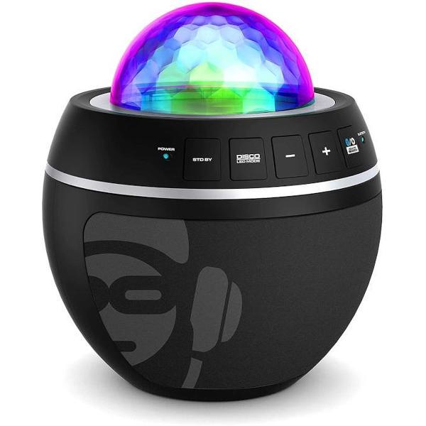 iDance BB10K Bluetooth Party Box met Disco LED-verlichting - Zwart/Grijs
