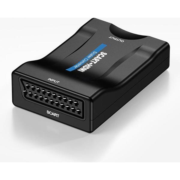Garpex® Scart naar HDMI Converter - Video Audio Upscale - Adapter - TV DVD Playstation - HD 1080P