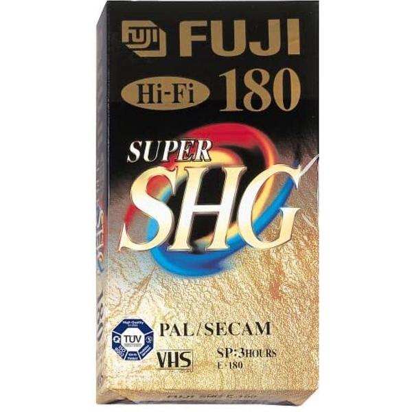 FUJI - E-180 - Super VHS SHG - 180 minuten - videoband