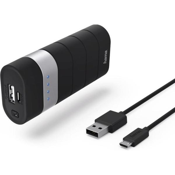 Hama Powerbank Trip 5200mAh Zwart