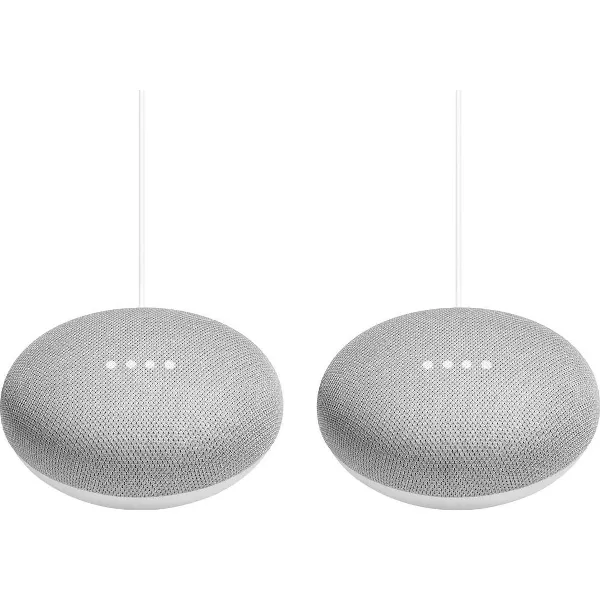 Google Nest Mini - Smart Speaker / Grijs / Nederlandstalig - 2-pack