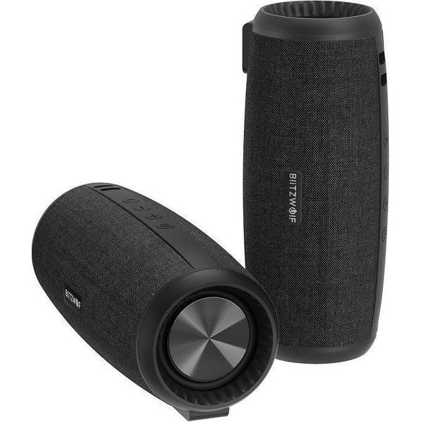 Blitzwolf Draadloze Waterproof Bluetooth Speaker met Bass Subwoofer - Zwart - BW-WA1