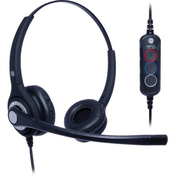 JPL 402S Headset Hoofdband USB Type-A Zwart