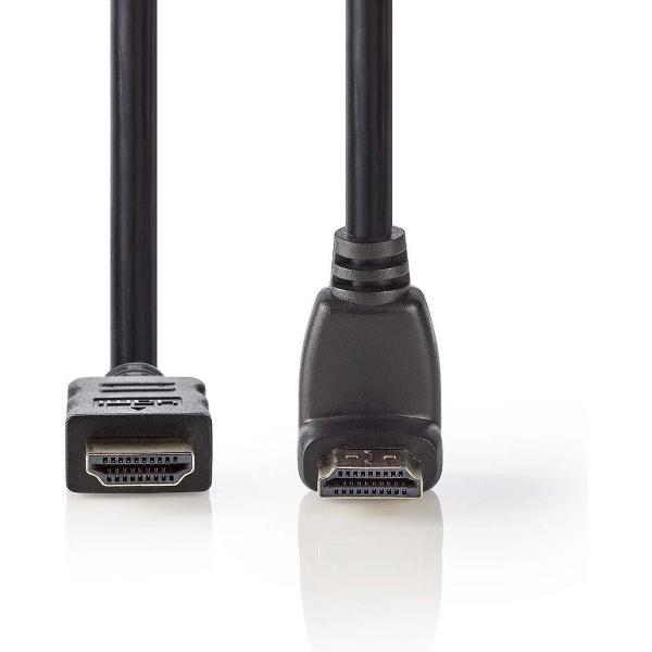 Nedis CVGP34200BK15 High Speed Hdmi-kabel Met Ethernet Hdmi-connector - Hdmi-connector 90° Haaks 1,5 M Zwart