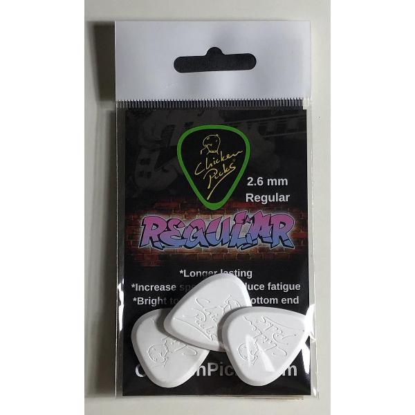 3-Pack ChickenPicks Regular plectrum 2.6 mm