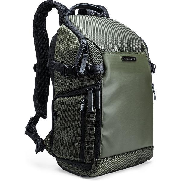 Vanguard VEO SELECT 37 BRM GR | Camera Rugtas | Systeemcamera | Tot 3 lenzen | 2 Zij Openingen | Groen