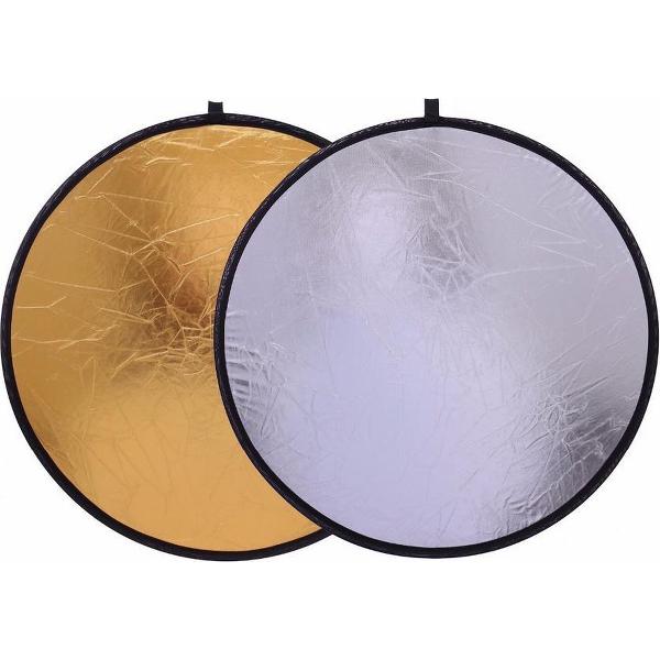 Reflectiescherm 2 in 1 - Goud/Zilver 50 cm
