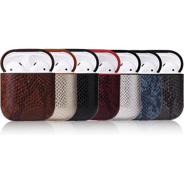 Airpods Hoesje Unieke Slangenprint Beschermend