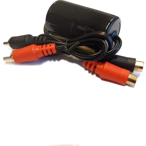 Ground loop isolator ontstoringsfilter met Tulp kabel aansluiting