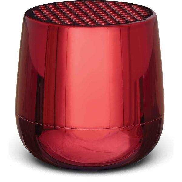 LEXON Bluetooth Speaker Mino+ LA125MR - Mini Draagbaar - Metallic Red