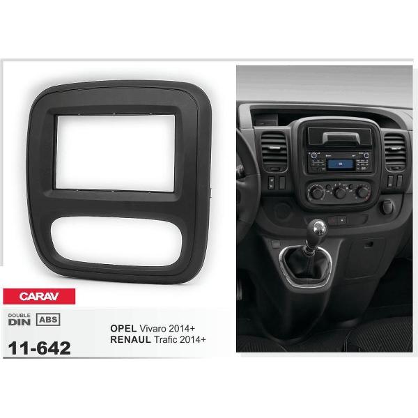 2-DIN OPEL Vivaro 2014+ / RENAUL Trafic 2014+ inbouwpaneel Audiovolt 11-642