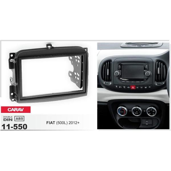 2-DIN FIAT (500L) 2012+ afdeklijst / installatiekit Audiovolt 11-550
