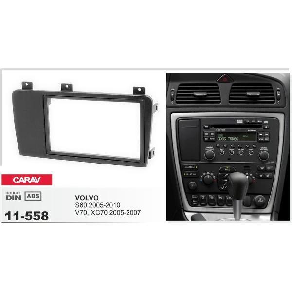 2-DIN VOLVO S60 2005-2010; V70, XC70 2005-2007 inbouwpaneel Audiovolt 11-558