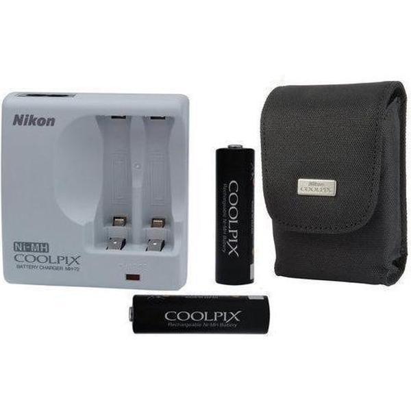 Nikon Coolkit - Camera tas en batterijlader met 2 x AA voor L21 en L22