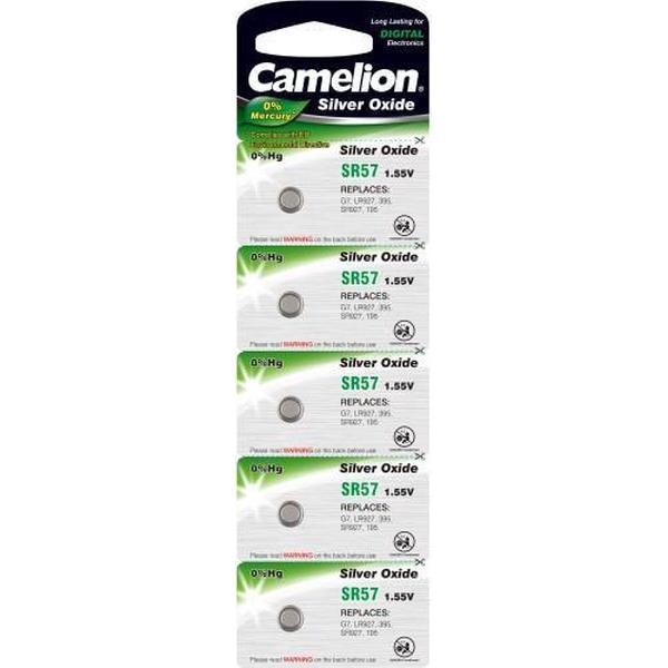 Camelion 395/399 - SR927SW - SR927W - SR57W Zilveroxide Horlogebatterijen - 5 stuks