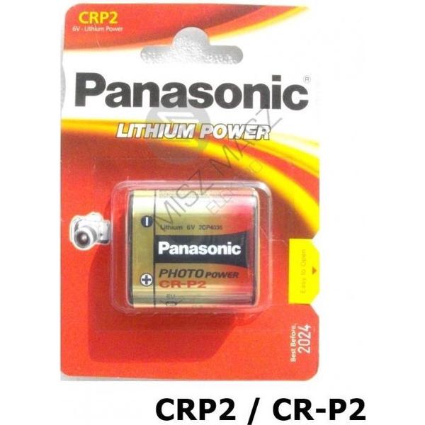 Panasonic LITHIUM Power CRP2 CR-P2 batterij blister