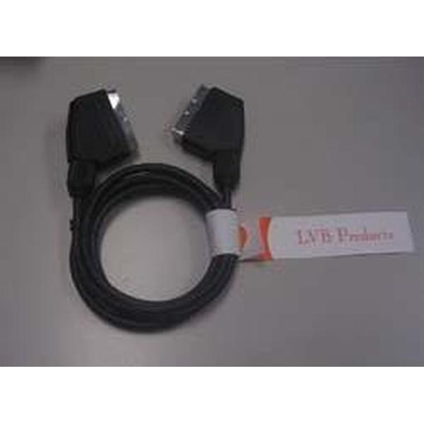 Micromel LVB1000 SCART-kabel 1,5 m SCART (21-pin) Zwart