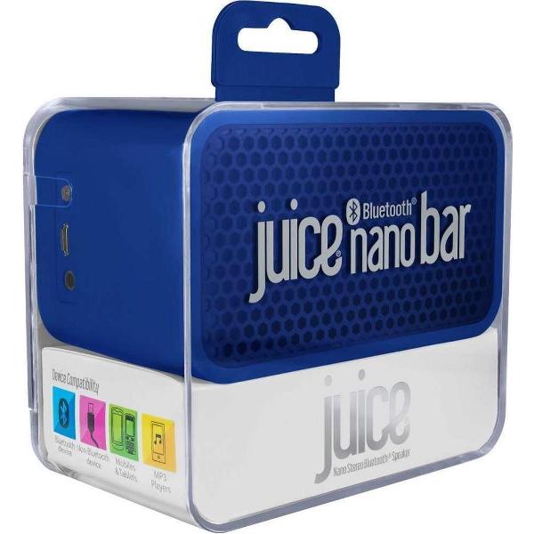 Juice Nano Bar Stereo Bluetooth Speaker - blauw